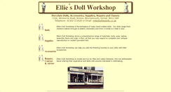 Desktop Screenshot of elliesdolls.co.uk